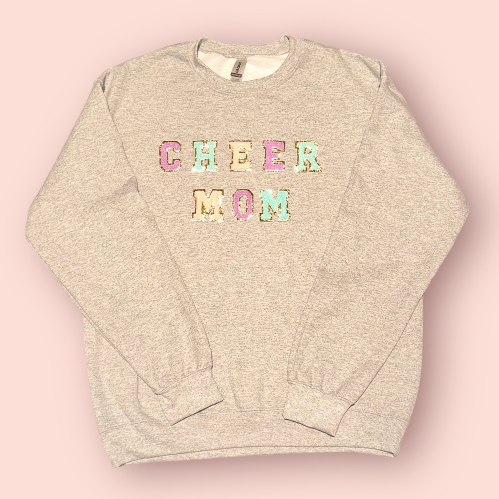 S-XL “ Cheer mom” sweatshirt